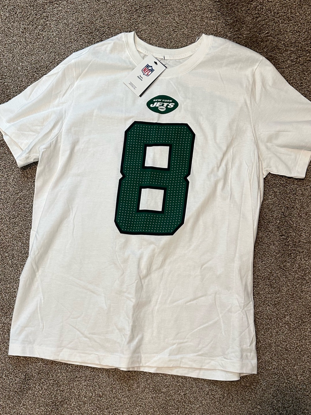 NWT NFL New York Jets Aaron Rodgers #8 Graphic Tee Size XL